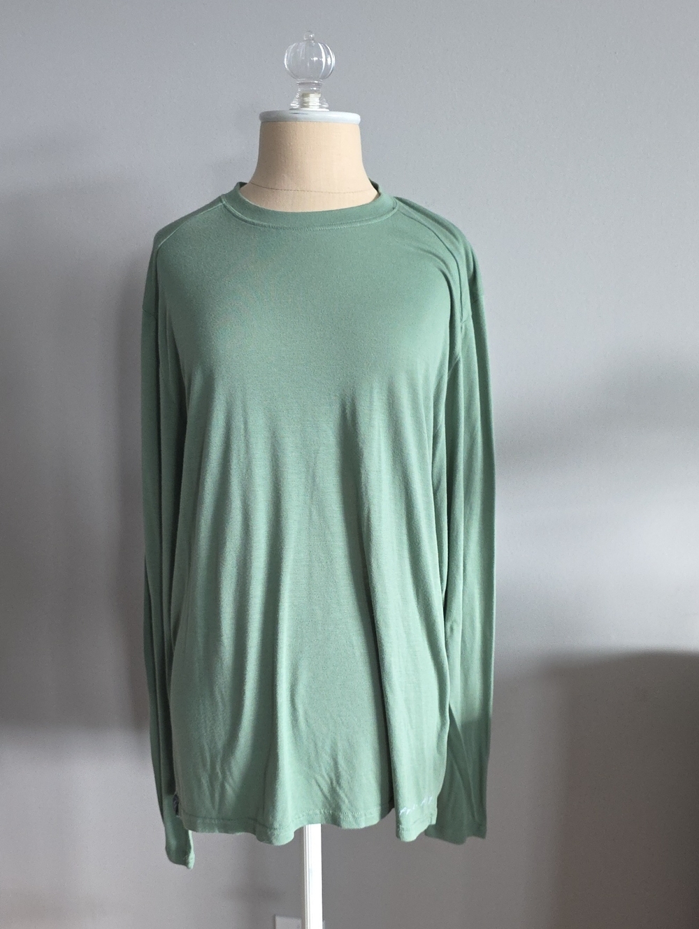 Free Fly Long-Sleeve Crewneck Shirt - Sage Green